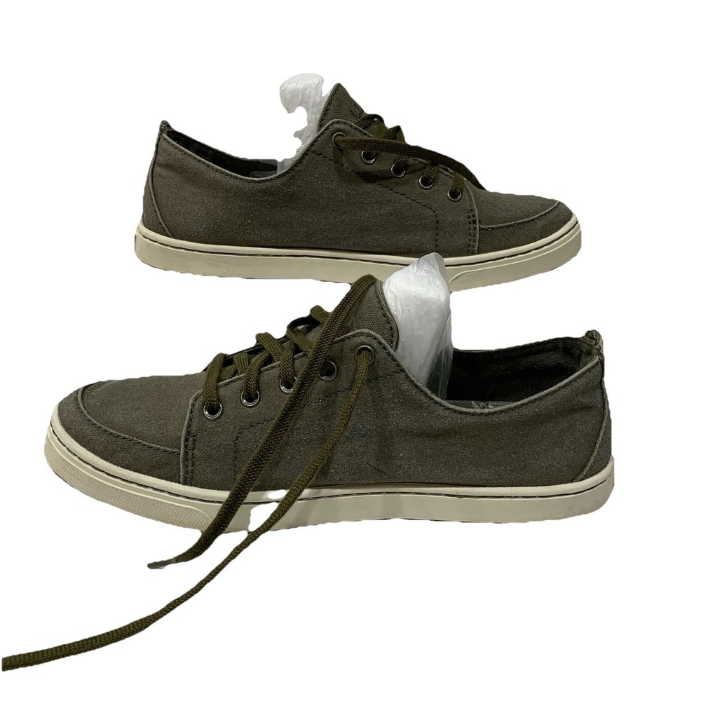 LL Bean Women's Campside 505886 Casual Sneakers Shoes Canvas Green Size 9 Medium